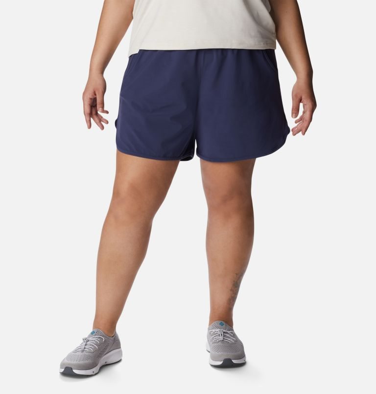 Women\'s Columbia Bogata Bay Stretch Shorts Navy | Plus Size CA-BC536